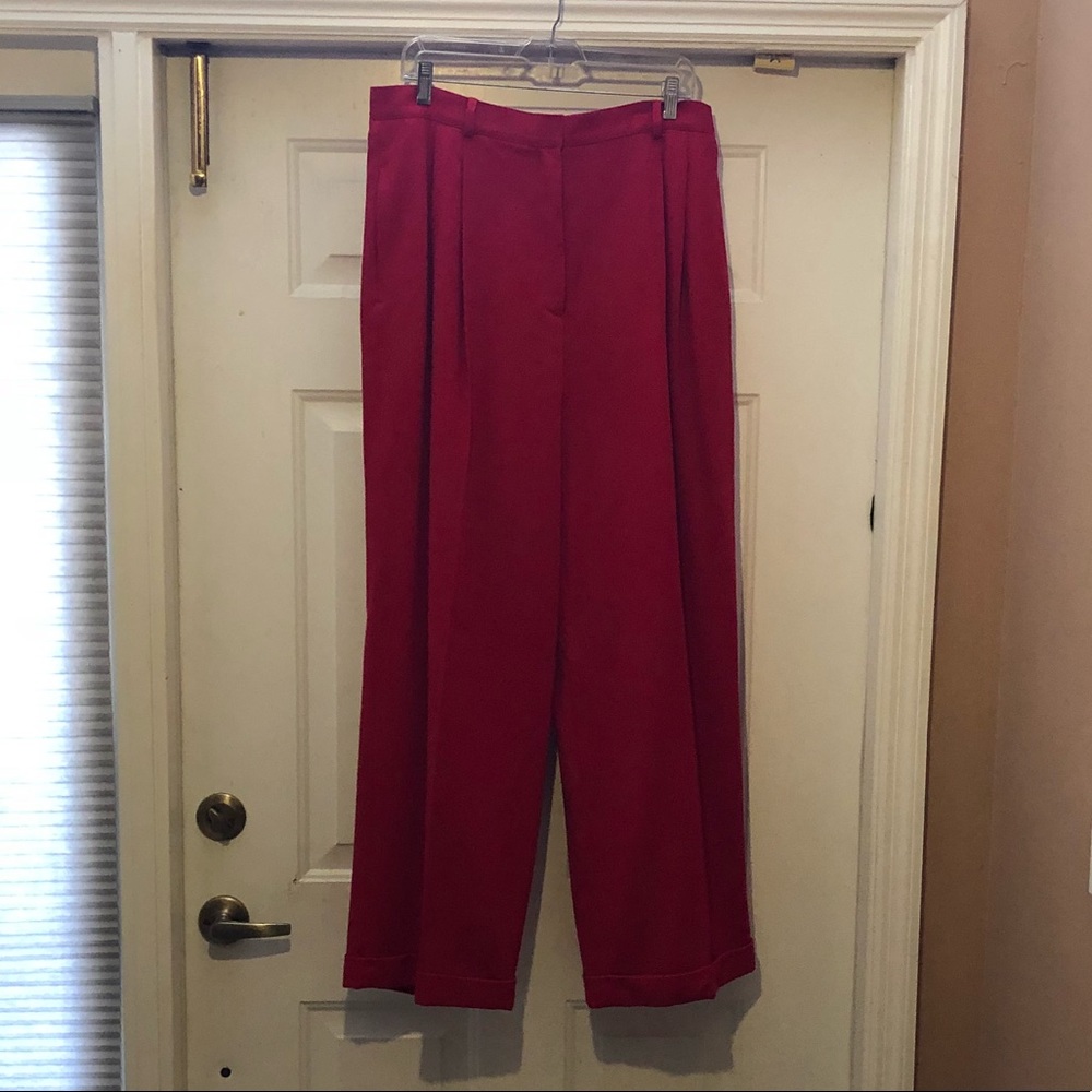 Lord and Taylor Wool Crepe Trousers